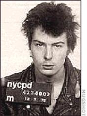 Sid Vicious, mugshot, The Sex Pistols