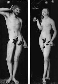 Lucas Cranach the Elder. Adam and Eve.